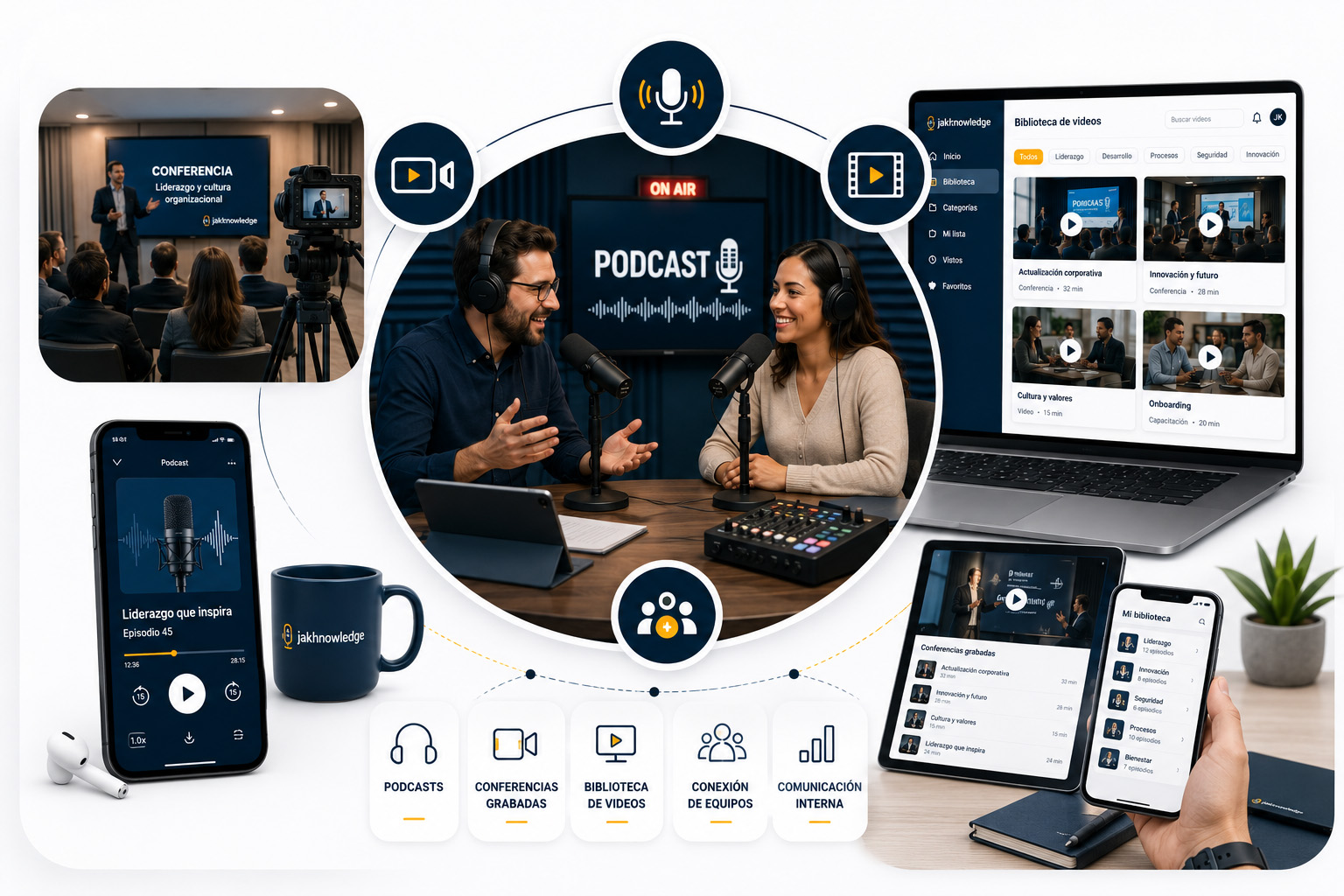 Podcasts corporativos